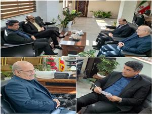 ديداررييس دانشگاه مازندران با فرماندار شهرستان بابلسر