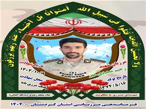 جزئيات شهادت مرزبان کهگيلويه و بويراحمدي در کردستان