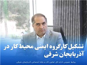 تشکيل کارگروه ايمني محيط کار در آذربايجان شرقي