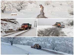 بيش از 14 هزار کيلومترباند عمليات نگهداري زمستاني در محورهاي مواصلاتي استان کرمانشاه اجراي شد