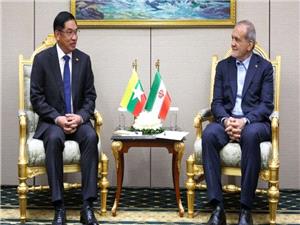 رئیس جمهور: تصویر روشنی از ظرفیتهای همکاری میان ایران و میانمار وجود دارد