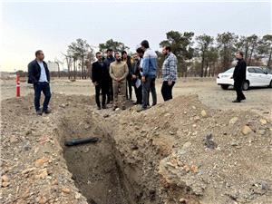 احداث مخزن 1200 مترمکعبي ذخيره آب در بوستان جنگلي خرگوشدره