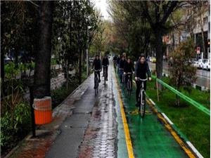 ايمنسازي و احياي مسير دوچرخه بلوار کشاورز در منطقه 6