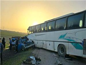 تصادف مرگبار در محور دزفول–شوشتر با 5 کشته و 3 مصدوم