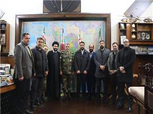 نشست شهردار منطقه 11 با فرمانده و افسران دانشکده امام علي(ع)