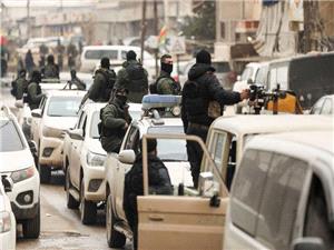 Syrian security convoy heads to key Kurdish city under US-backed deal