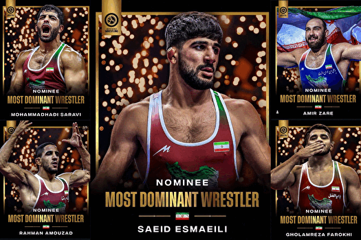 5 نماینده ایران در جمع نامزد‌های برترین کشتی‌گیران سال 2025 جهان