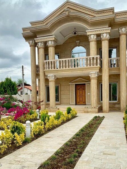 انتخاب سنگ مناسب برای نما رومی