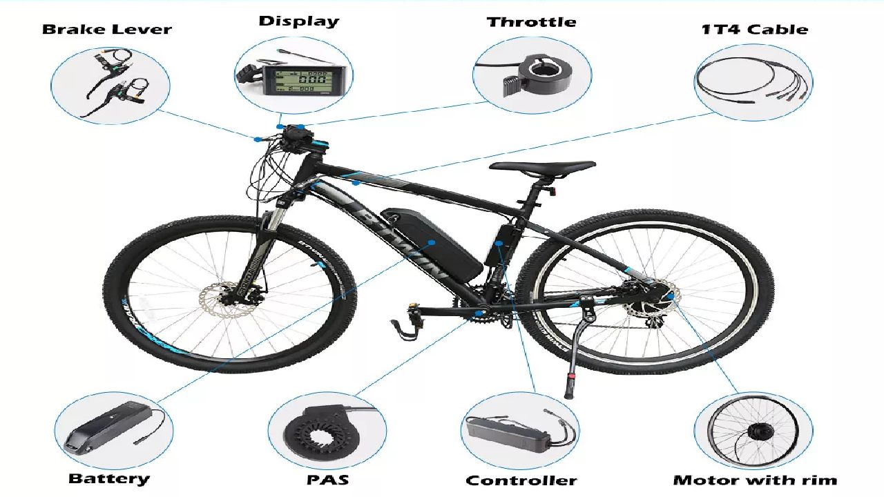 اجزای اصلی دوچرخه برقی